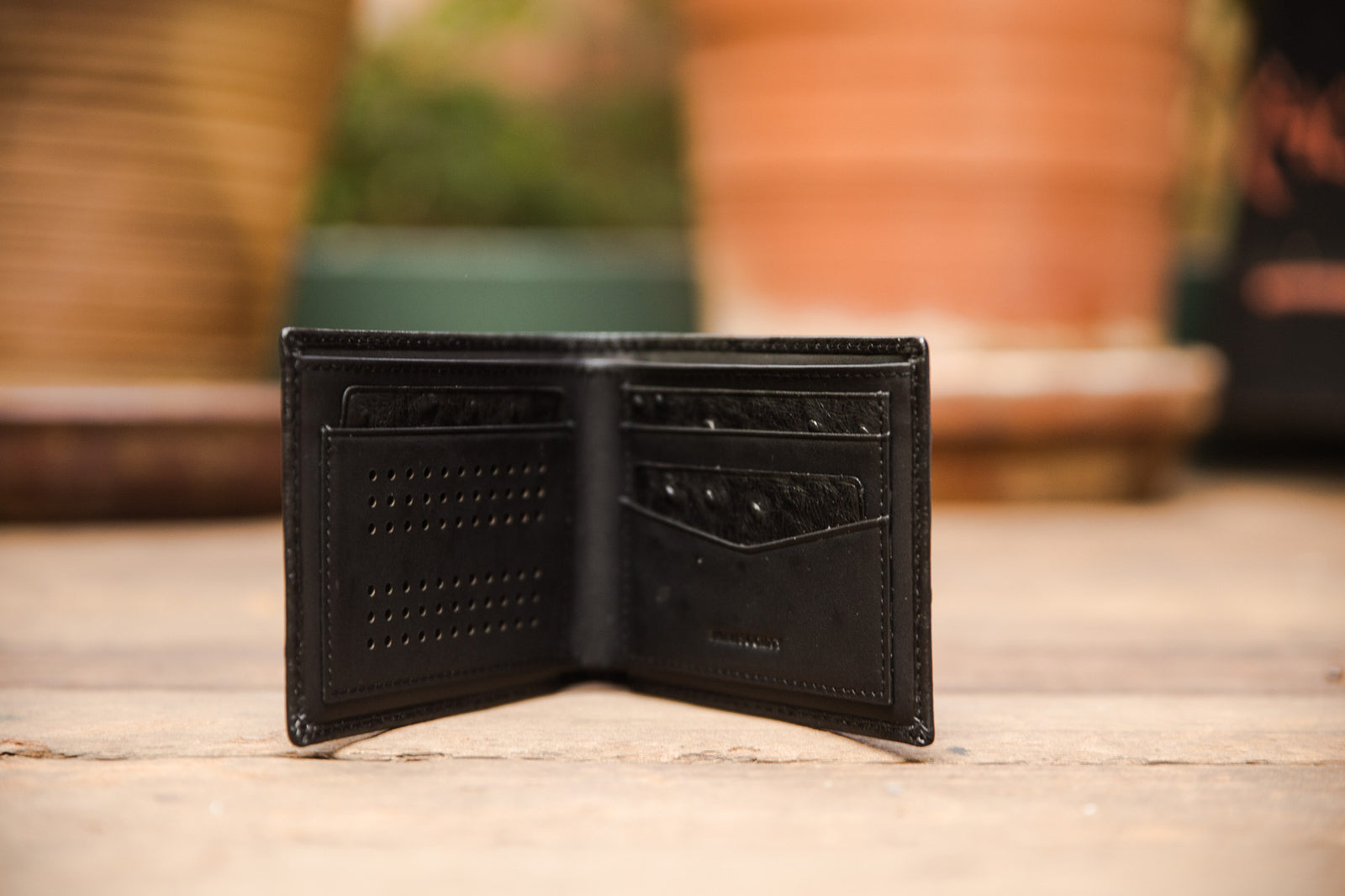 Crown Executive Black Wallet